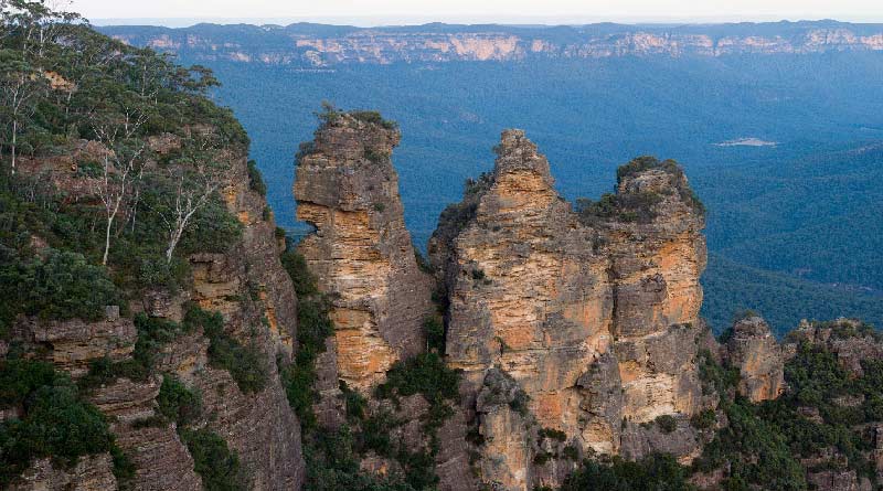 The Three Sisters, a rock formation in Australia's Blue Mountains.